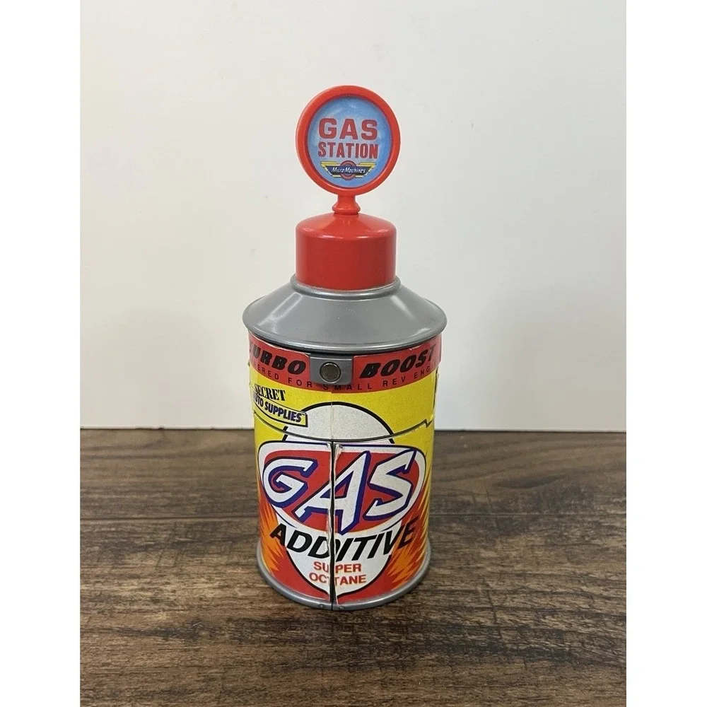 Micro Machines Secret Supplies Gas Additive Gas Station Galoob No. 6462